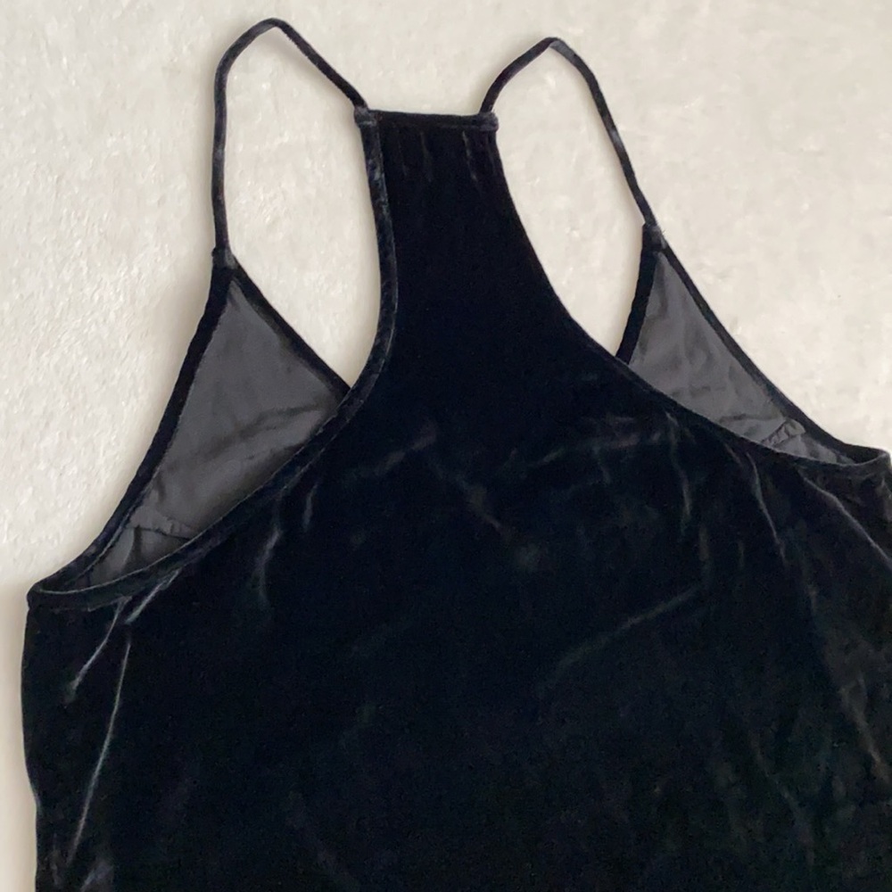 Cami NYC Black Velvet V-Neck Racerback Cami - Picture 10 of 14